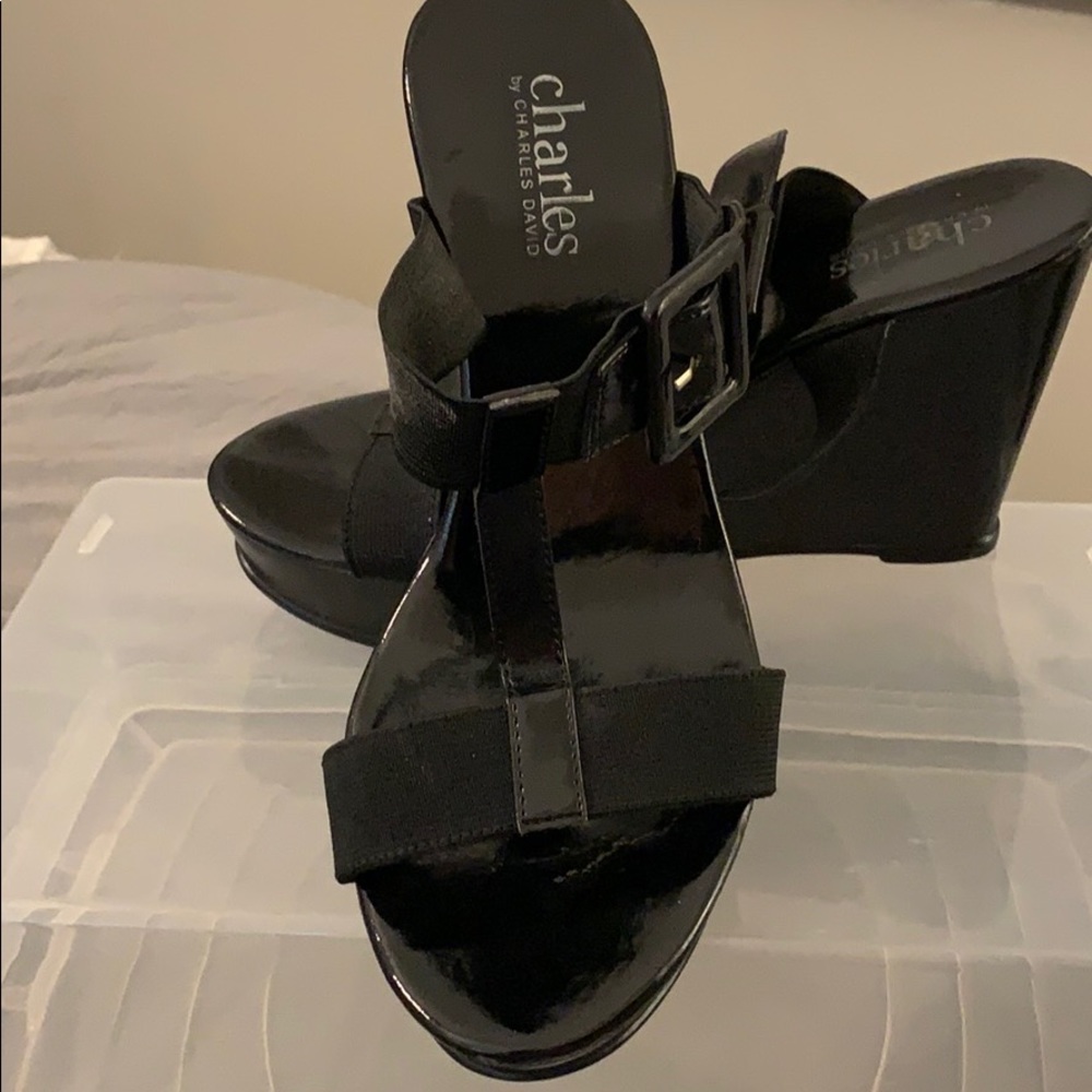 Charles David wedge sandals